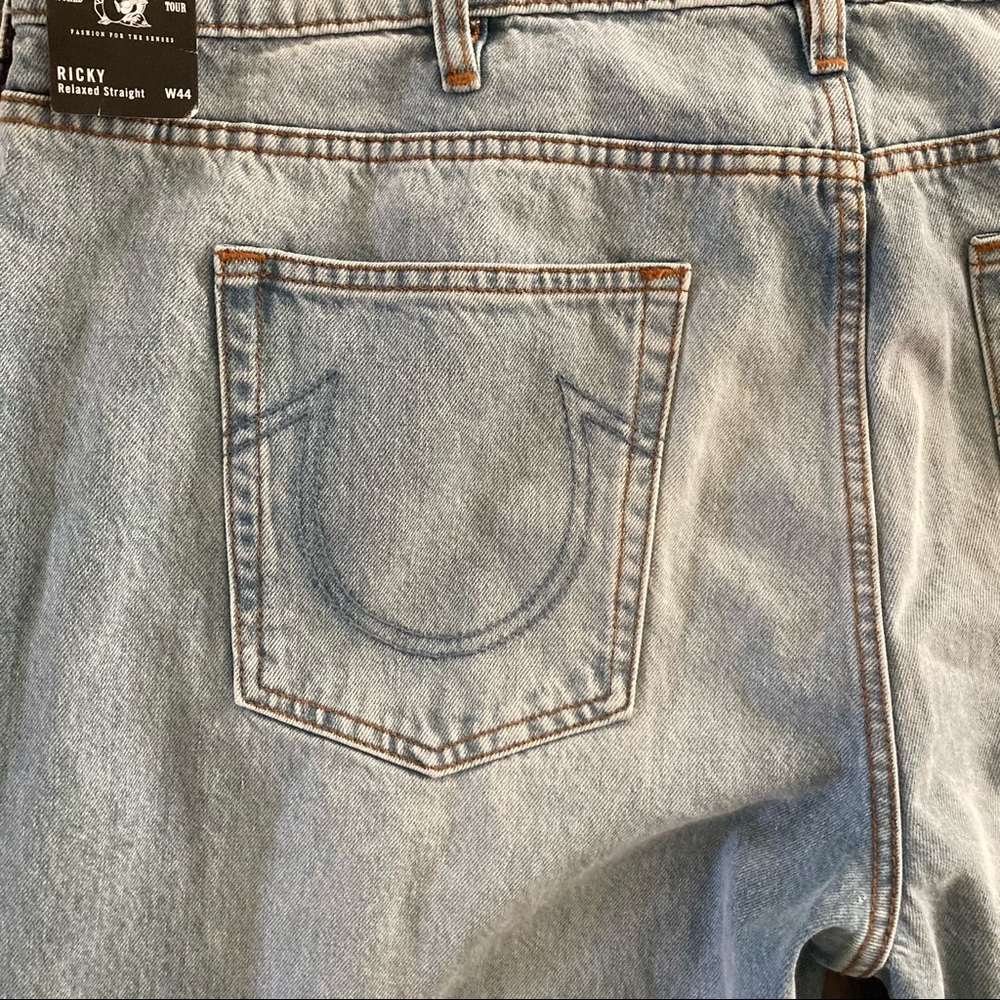 True Religion Ricky Light Jeans New $159 42/34.5 - Picture 5 of 11